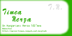 timea merza business card